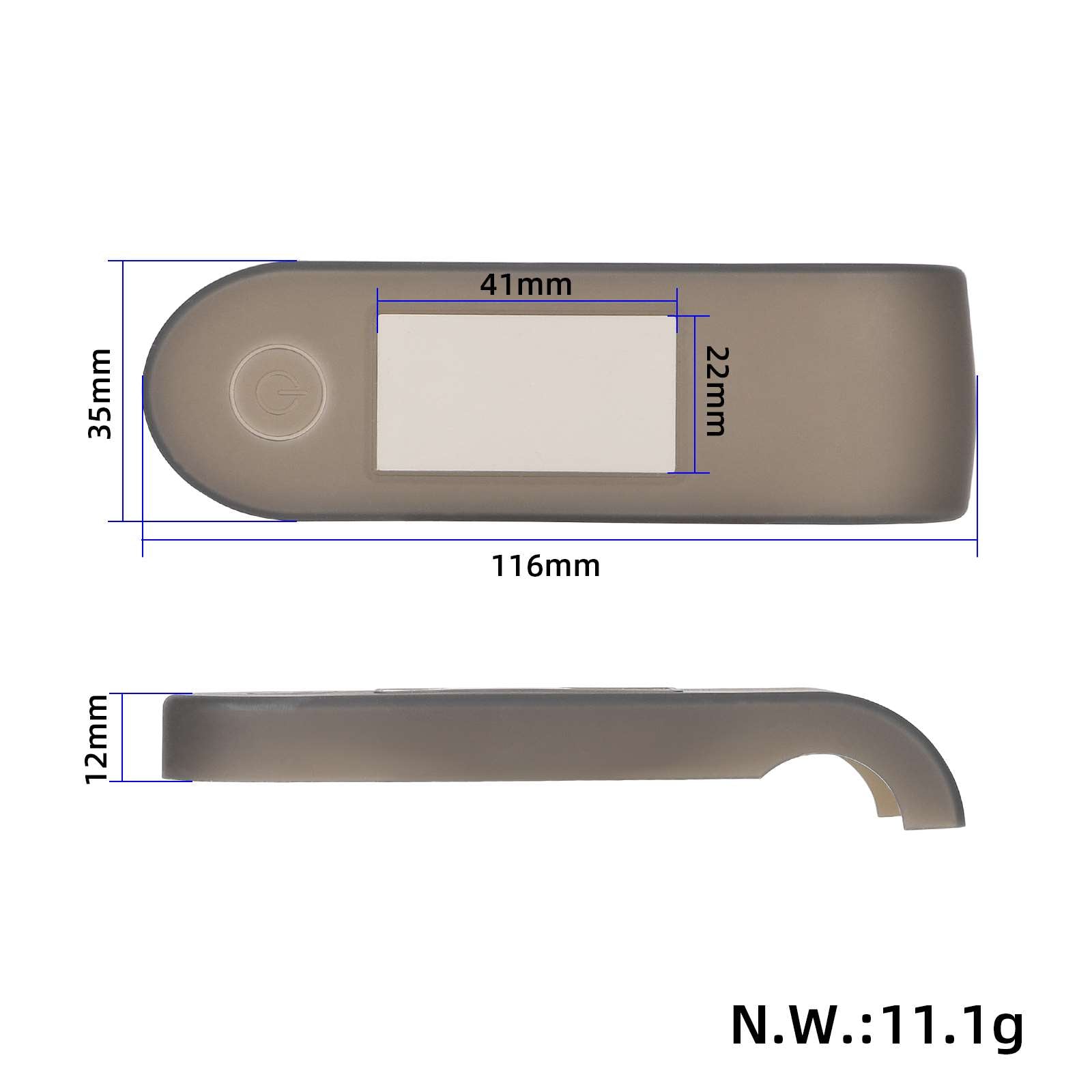 Noir Xiaomi 4Lite Switch Panel protection en silicone