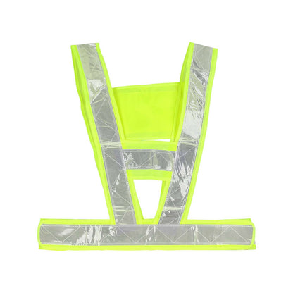 Vert fluorescent V-réfléchissant vest