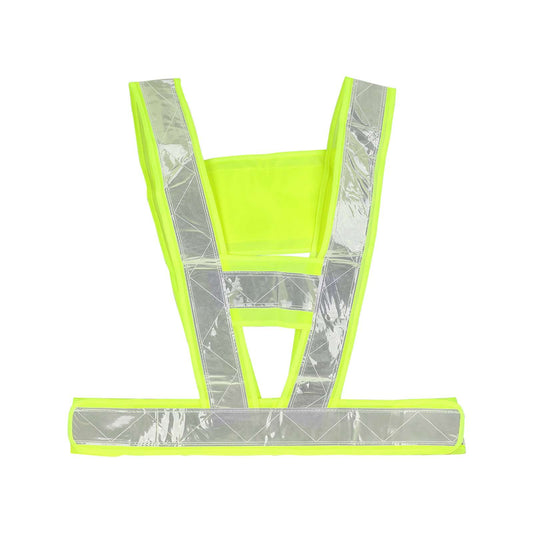 Vert fluorescent V-réfléchissant vest