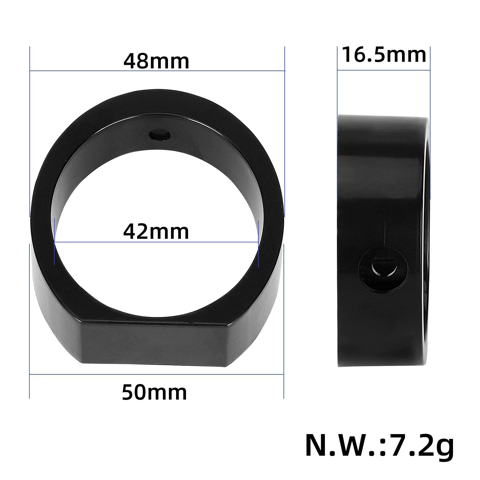 Noir ring pour Xiaomi 4 pro trottinette