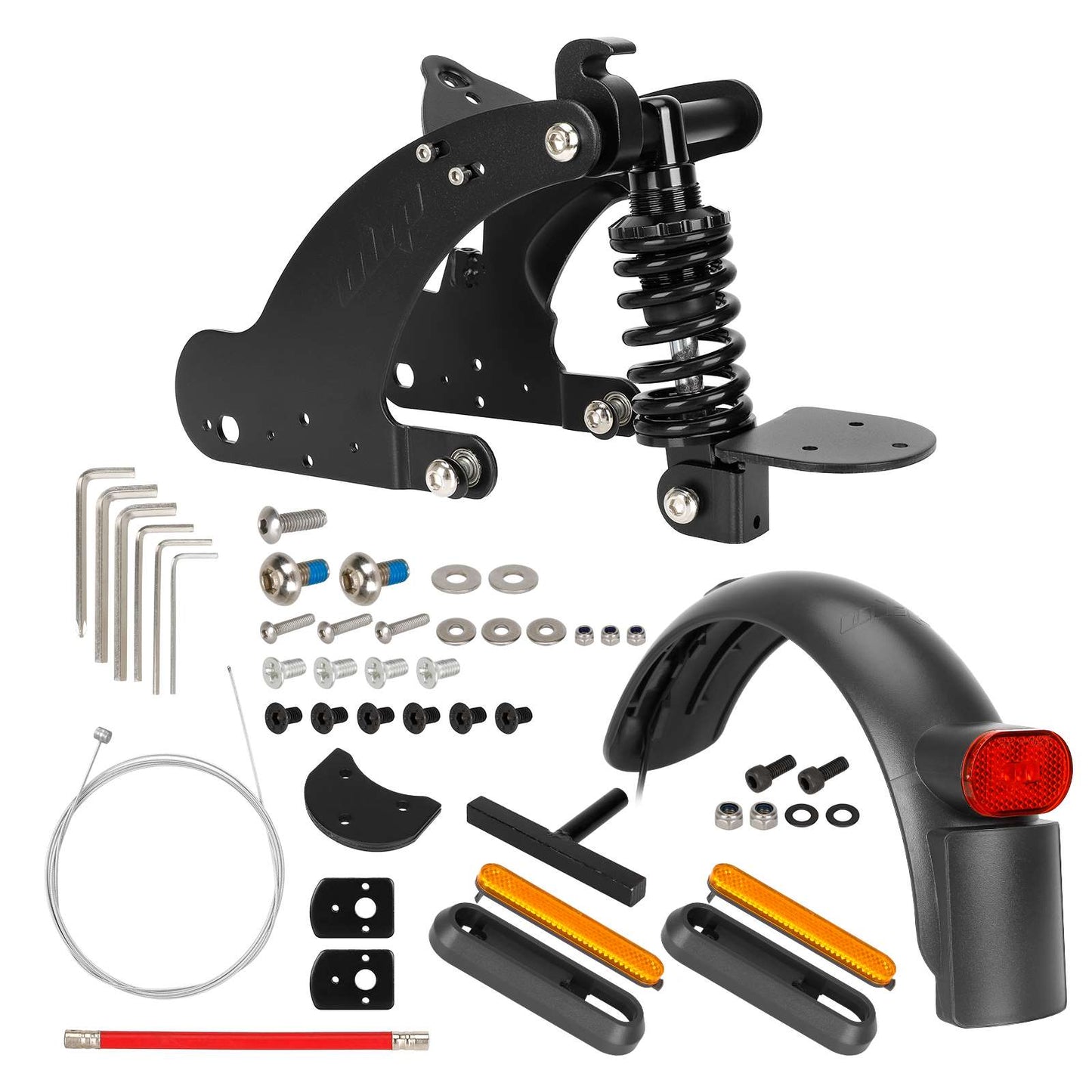 Noir suspension arrière pour Xiaomi Electric trottinette 4 Pro