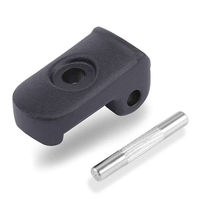 Noir pliable buckle latch avec forged aluminum pour xiaomi trottinettes