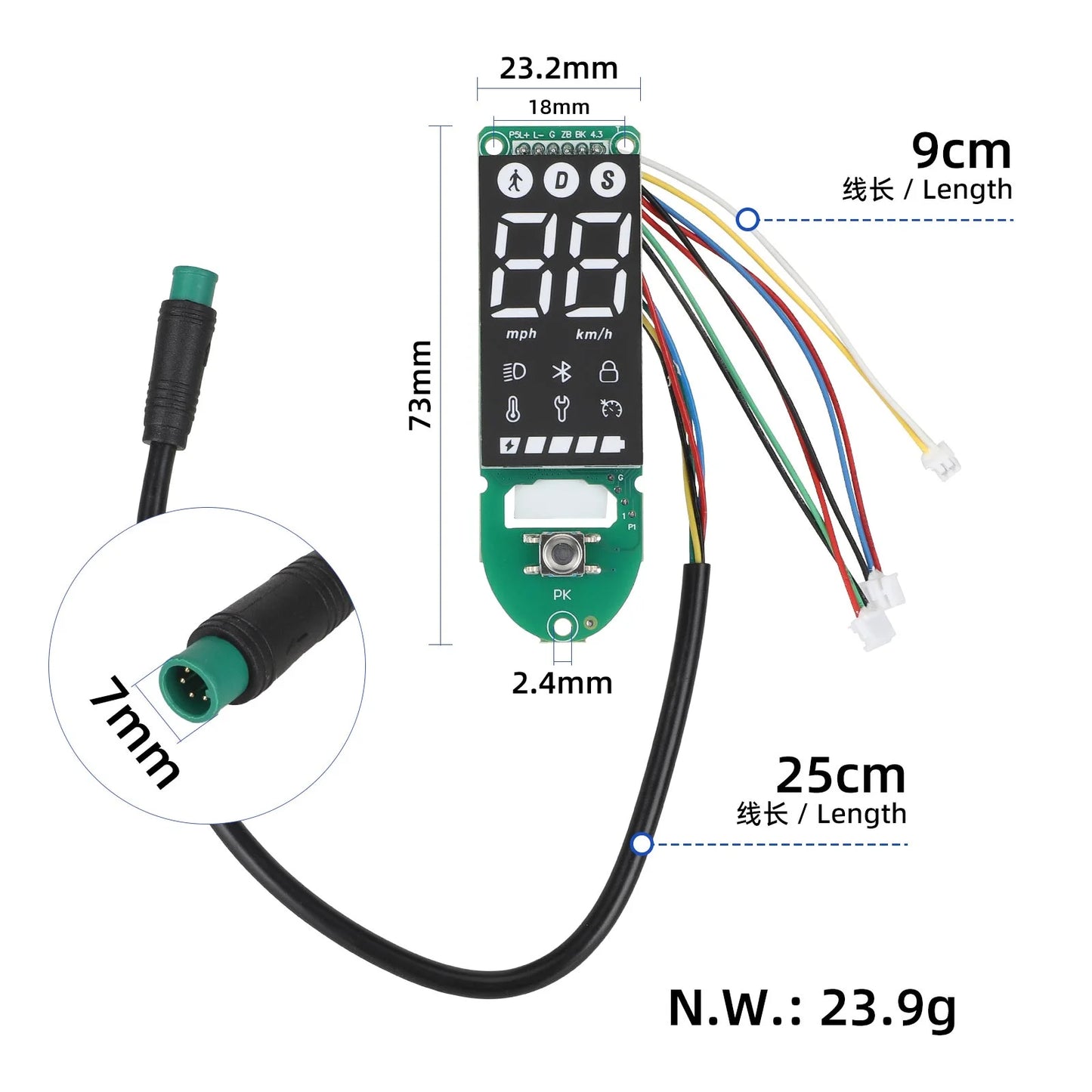 Écran Circuit Board pour Xiaomi 4 trottinettes