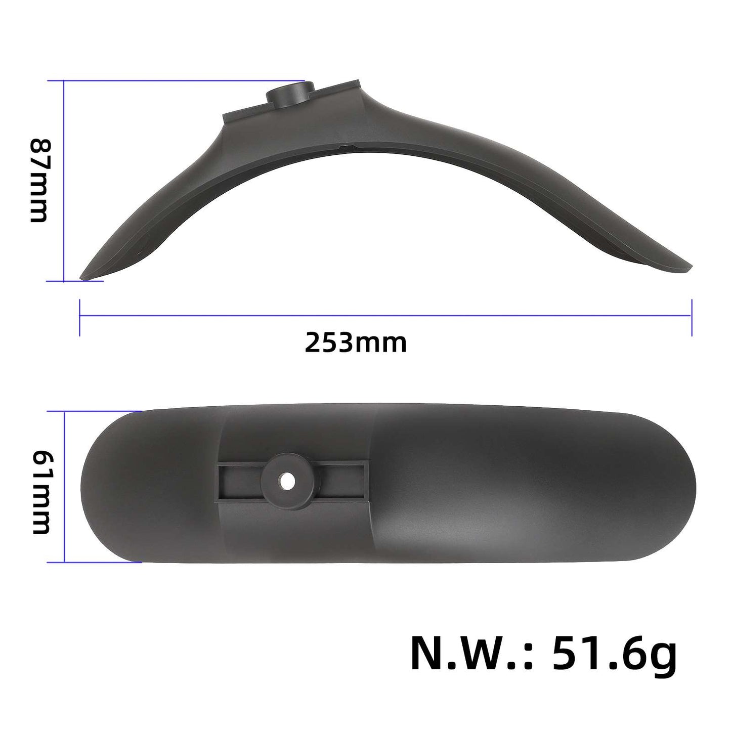 Original front garde-boue pour Xiaomi 4 Lite (2Gen) trottinette