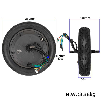 Original motor pour Xiaomi 4 lite(2nd Gen) trottinette avec 10*2.125 pneu