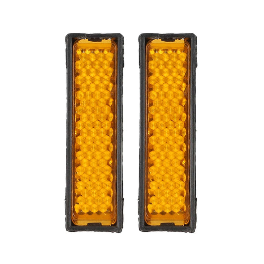 1 pair of jaune réfléchissant pedals