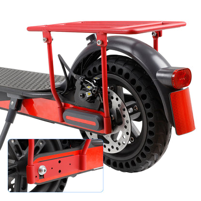 Rouge Ulip Folded Rear Rack Storage Shelf pour xiaomi trottinettes