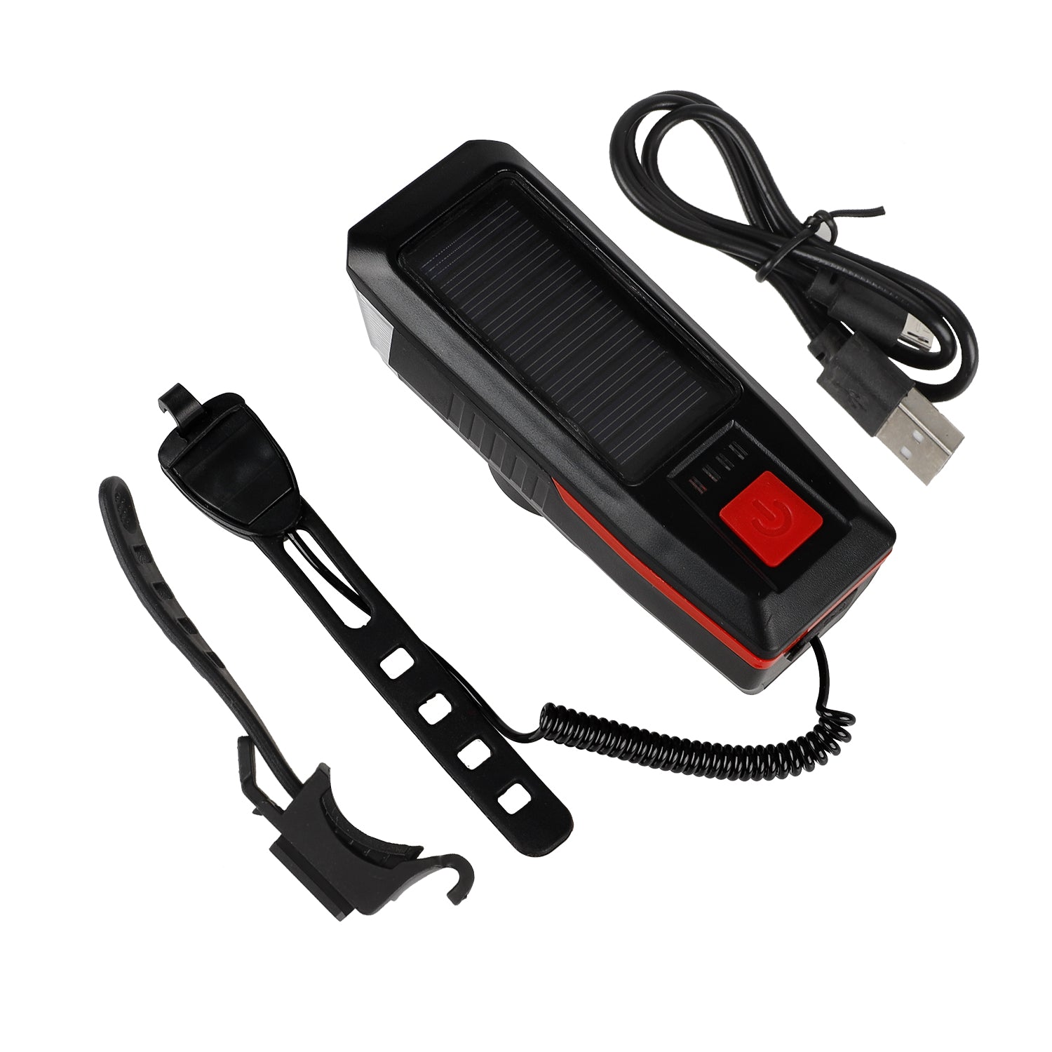 Rouge Solar+USB Double Modes Charging Efficient batterie Life