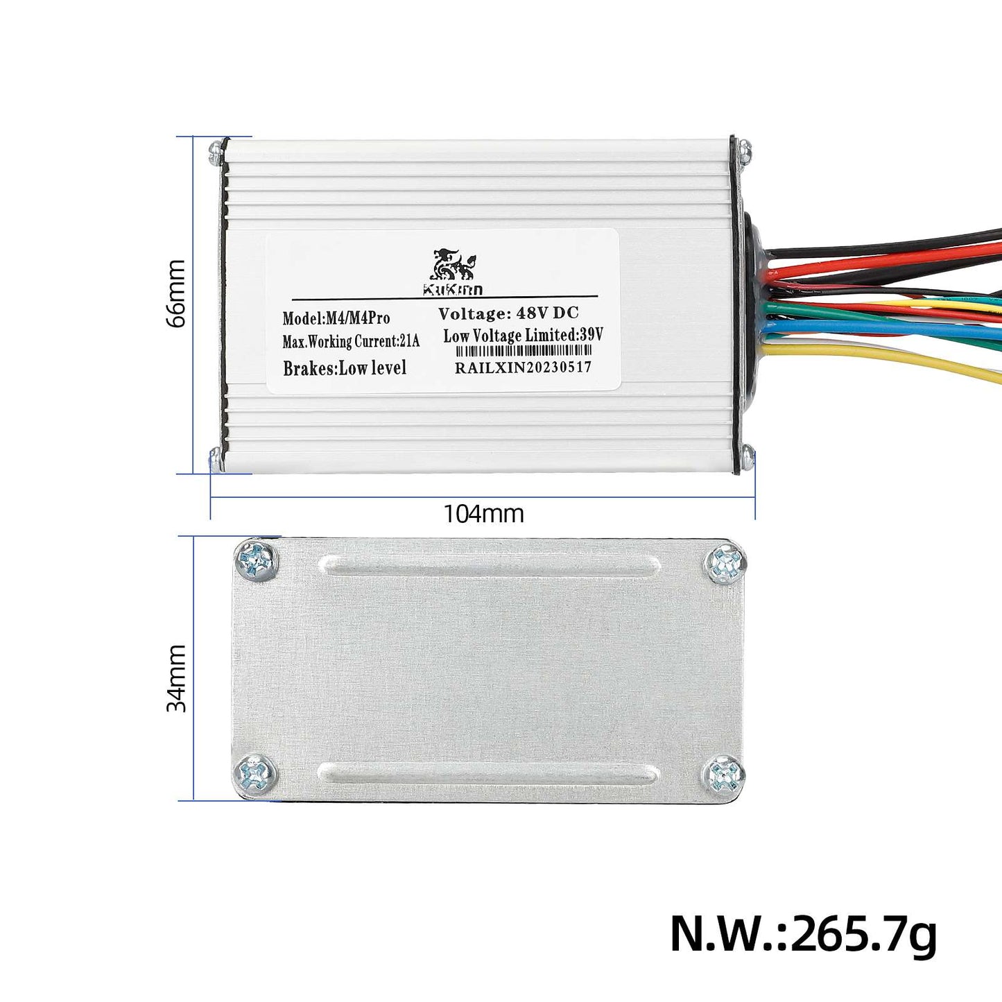 48VDC carte mère/contrôleur pour pour Kukirin M4/M4Pro trottinettes