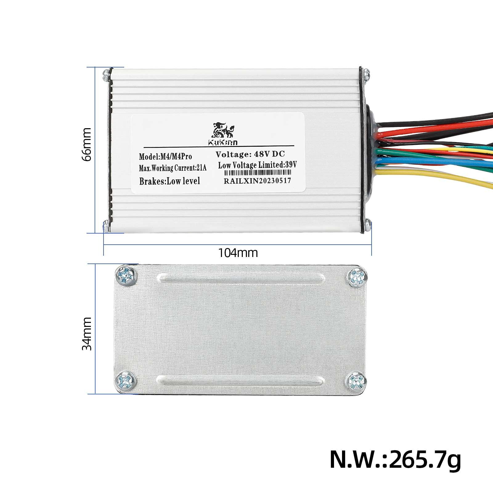 48VDC carte mère/contrôleur pour pour Kukirin M4/M4Pro trottinettes