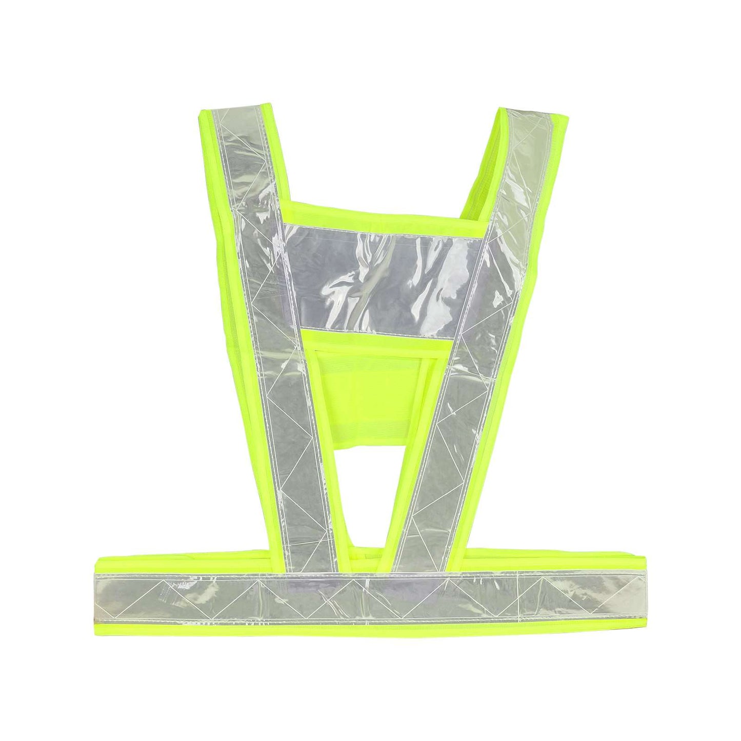 Vert fluorescent V-réfléchissant vest