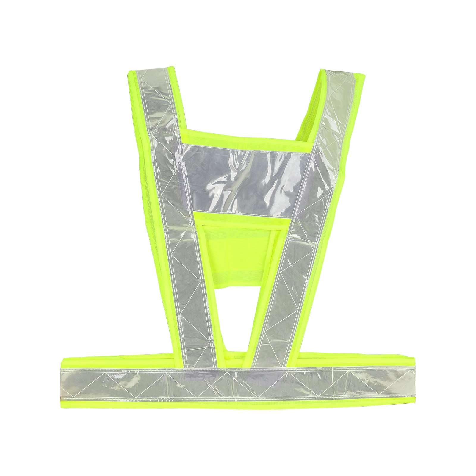 Vert fluorescent V-réfléchissant vest