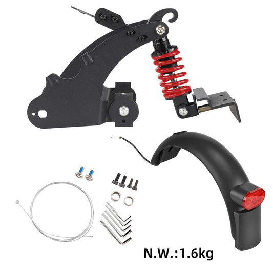 Rouge suspension arrière pour F20 F25 F30 F40 trottinettes