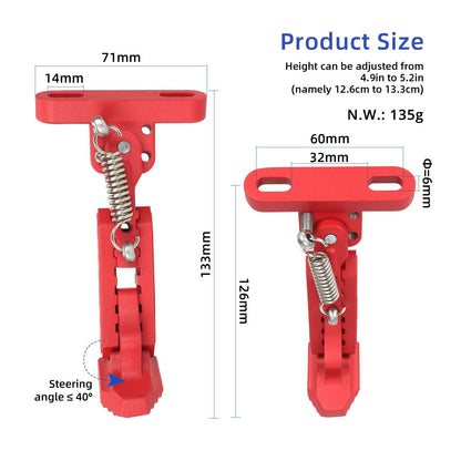 Rouge adjustable béquille pour F et Xiaomi 4 series trottinettes