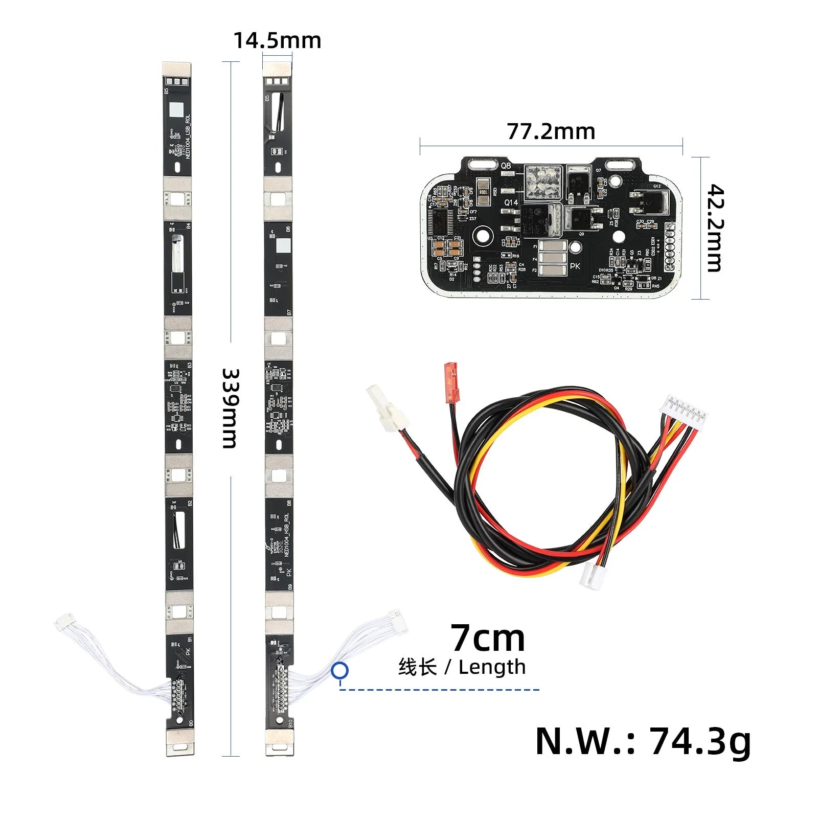Carte BMS de protection batterie pour Xiaomi 4 Pro/Pro2 trottinettes