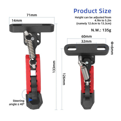 Ulip noir et rouge adjustable béquille pour F et Xiaomi 4 series trottinettes