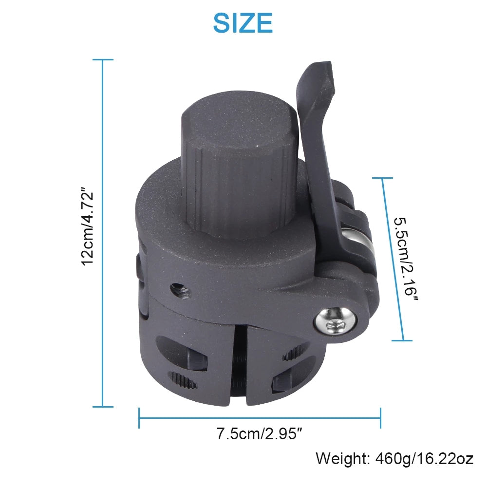 Noir pliable pole base pour M365