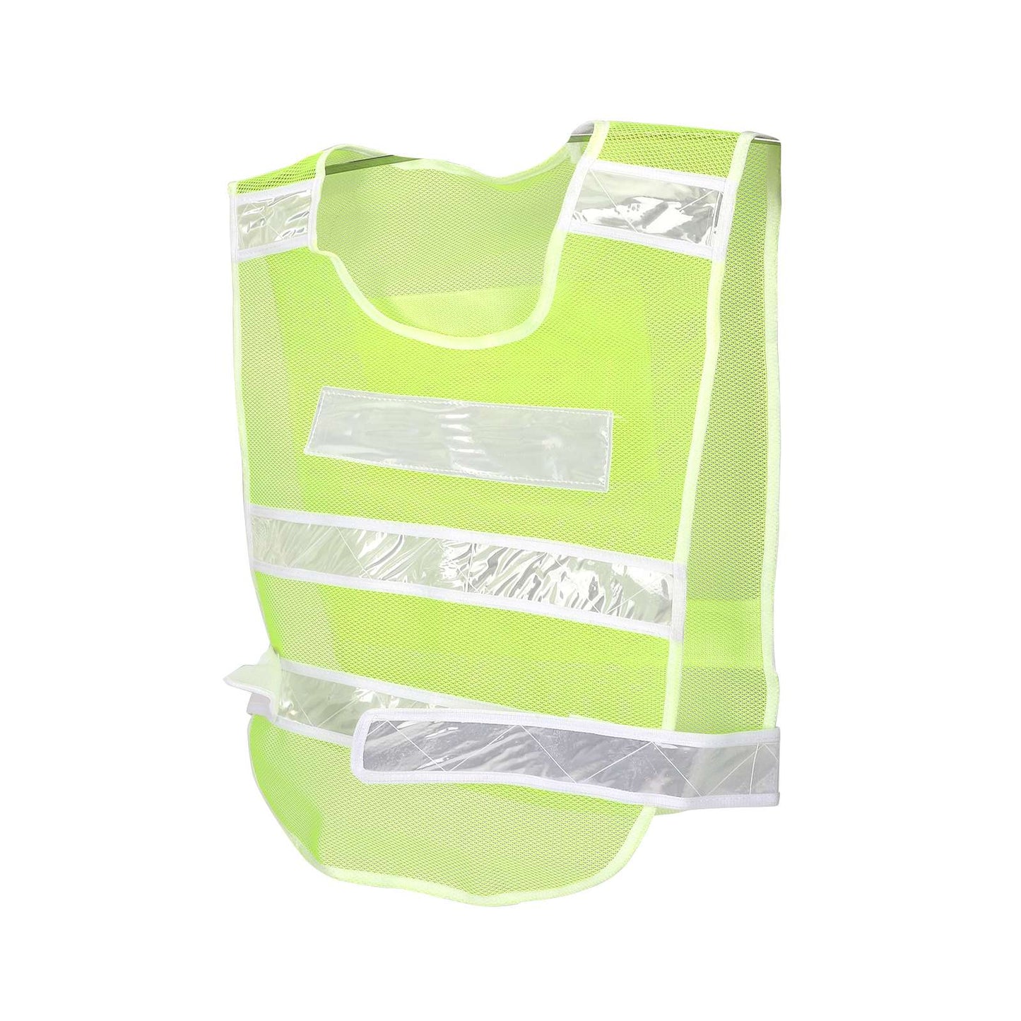 Vert fluorescent réfléchissant vest avec fishing net appearance
