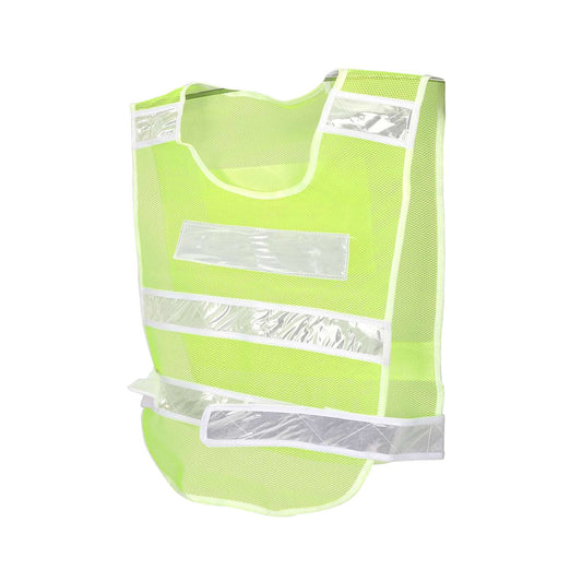 Vert fluorescent réfléchissant vest avec fishing net appearance