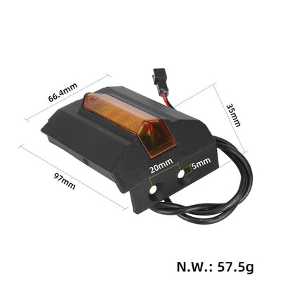 KukirinG2ProDB right rear side light (noir buckle)