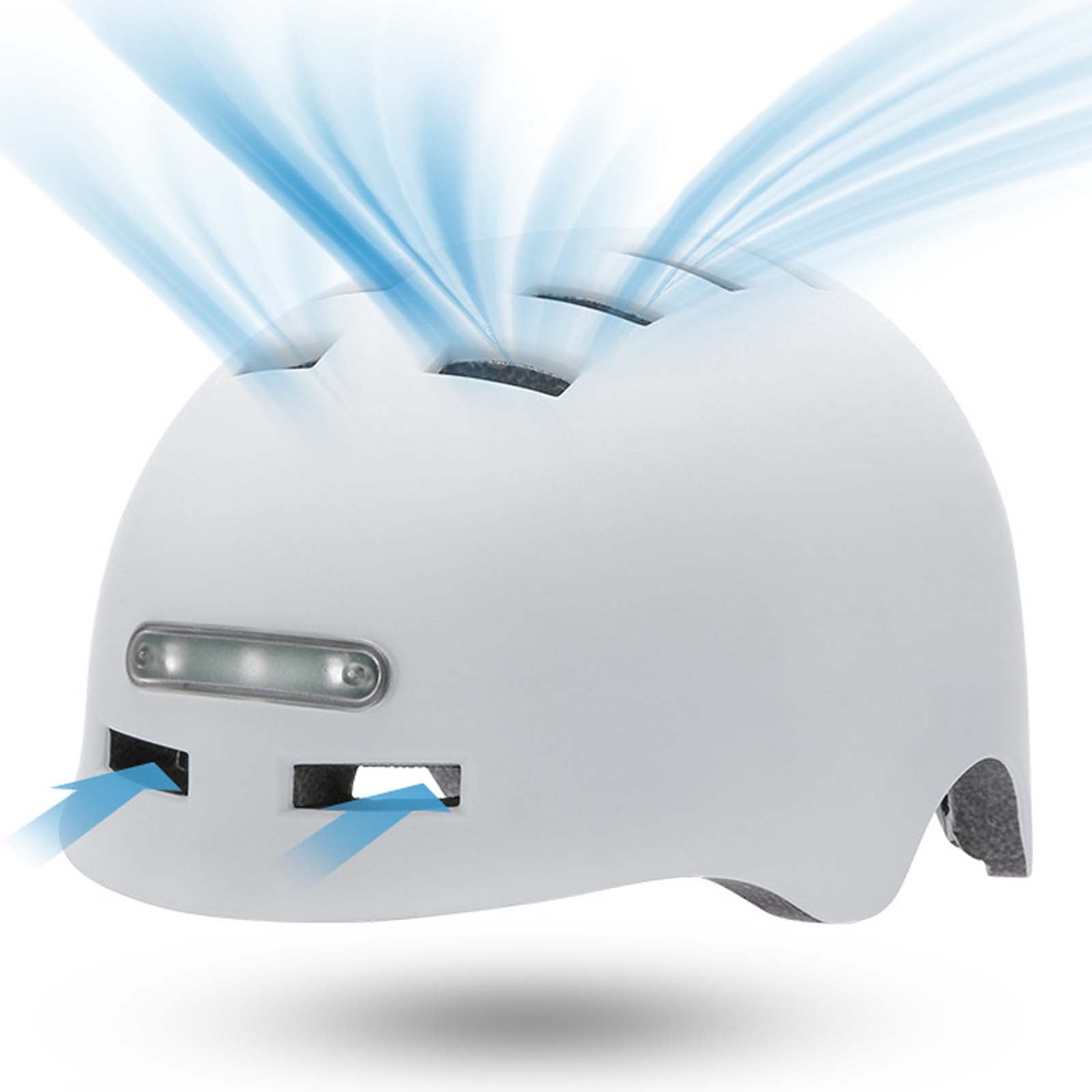Noir M size casque avec light
