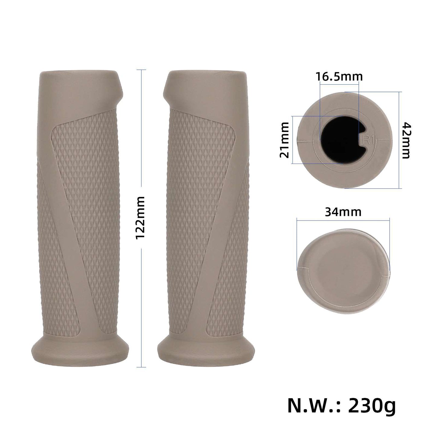 Gris couvre-poignées pour Ninebot F30/F40 trottinettes