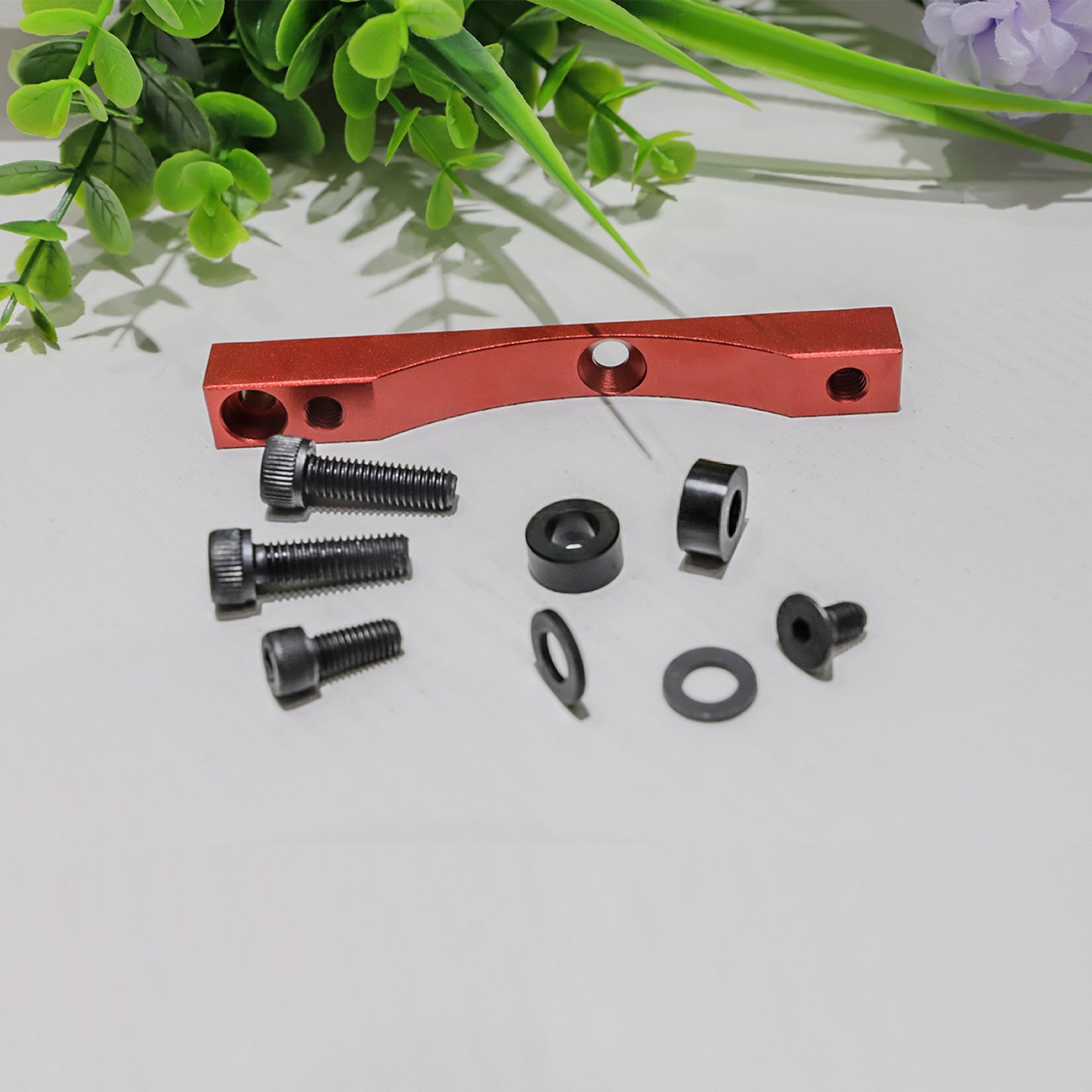 Noir Xtech Adapter avec 4 Holes et vis