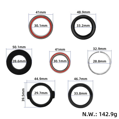7 PCS Kukirin A1 roulement Bowl Set