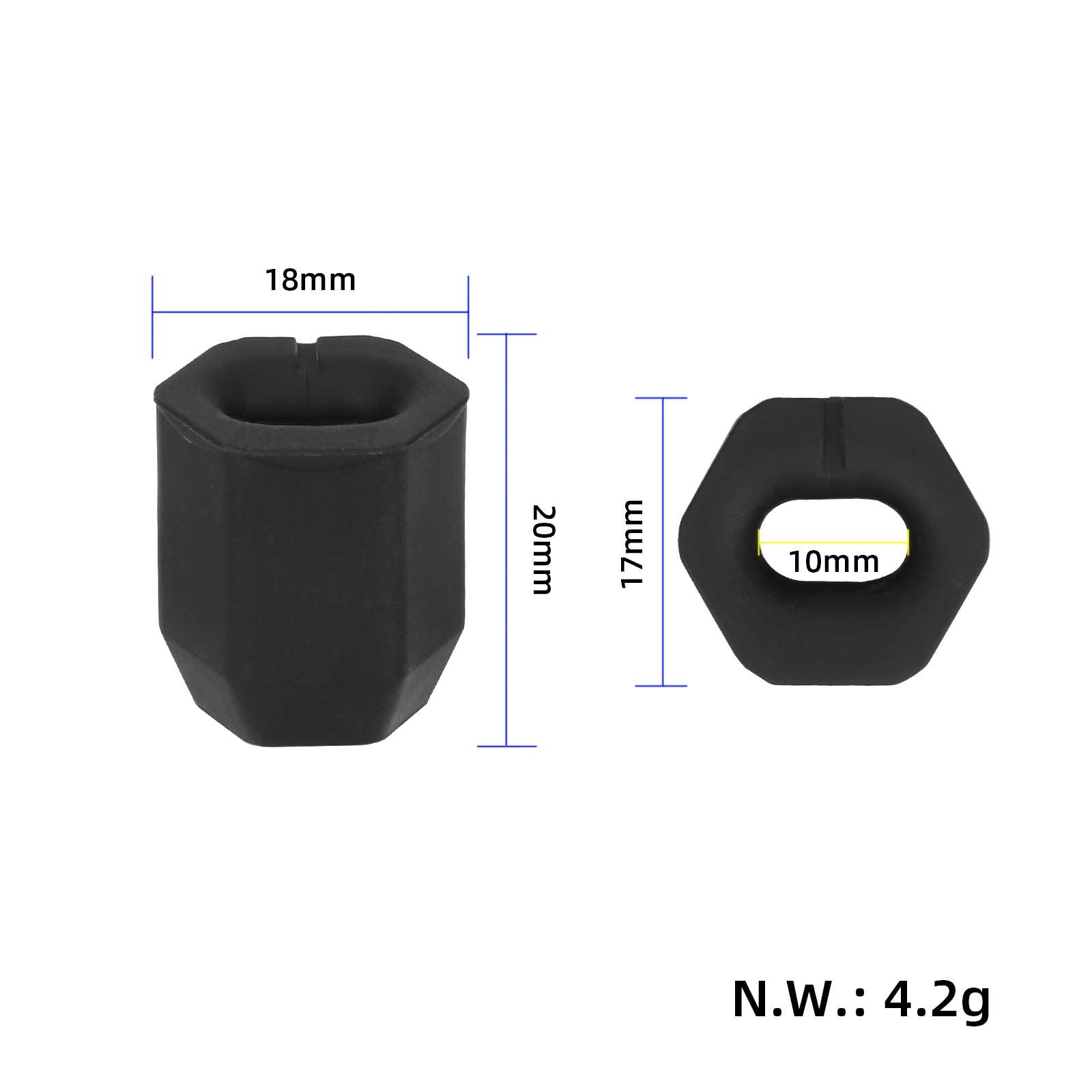 Original gris brake line fixing silicone prise pour Xiaomi 4 Llite(2nd Gen)/MI 6 trottinette
