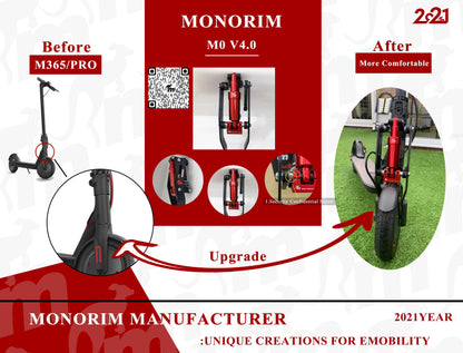 M0 Monorim V4 suspension avant pour Xiaomi M365/Pro trottinettes