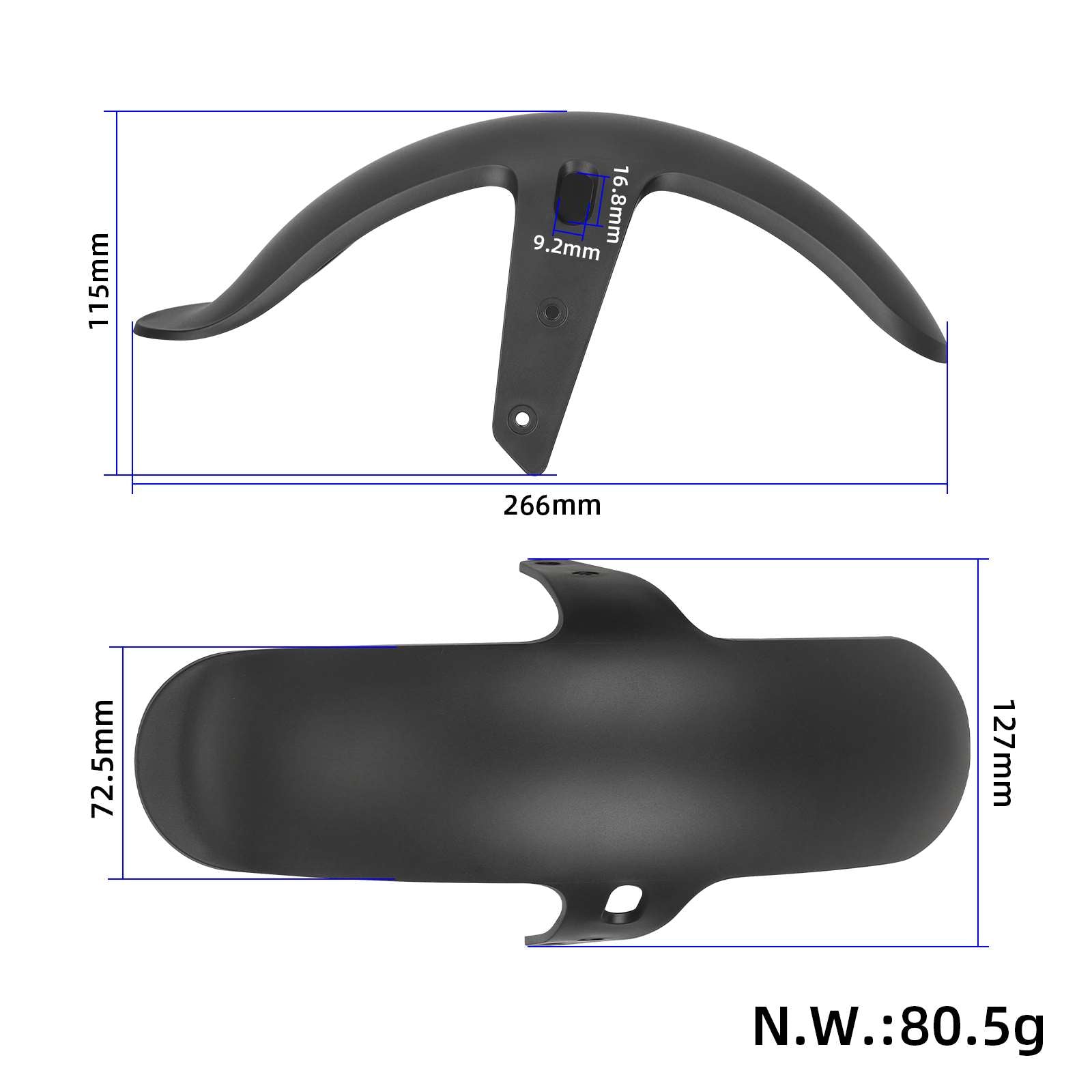 Front garde-boue pour Xiaomi Elite trottinette
