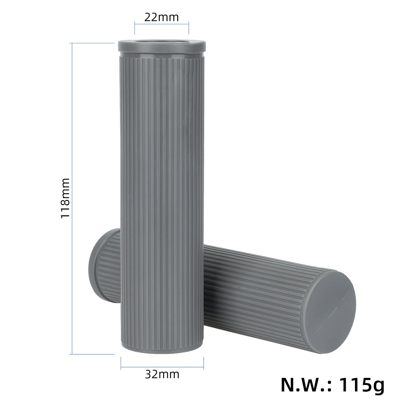 Gris couvre-poignées pour Xiaomi 4 Pro trottinettes