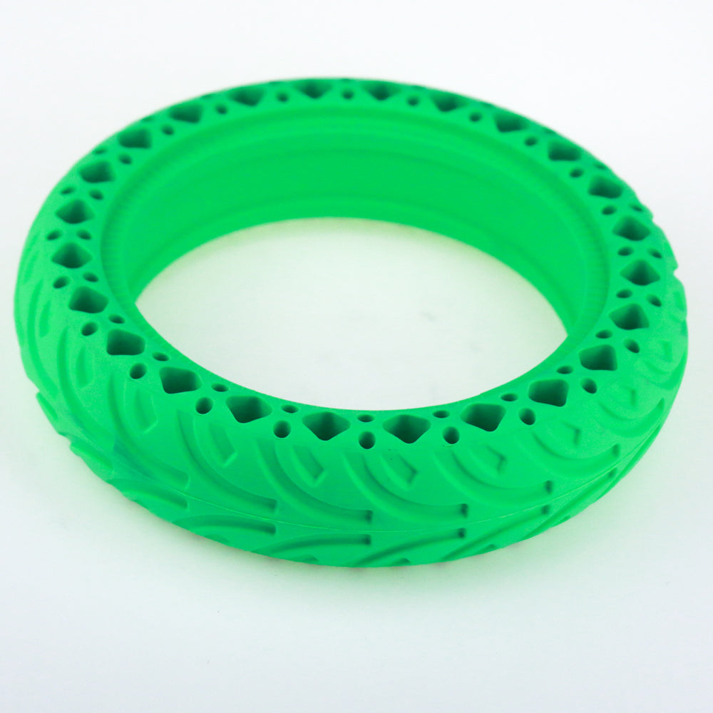 8 1/2*2 Rubber pneu plein(vert)