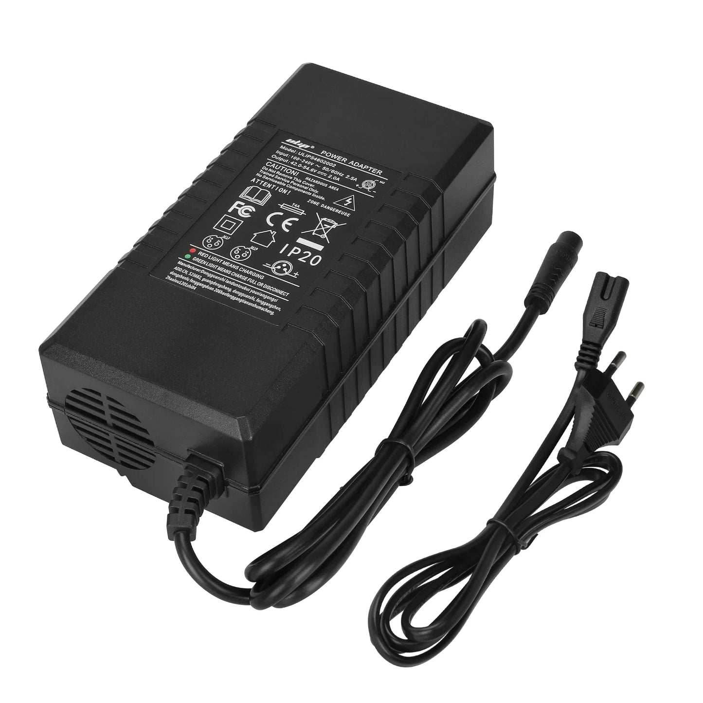 Ulip 54.6V2A chargeur avec petit LP16-3P embout(prise EU)