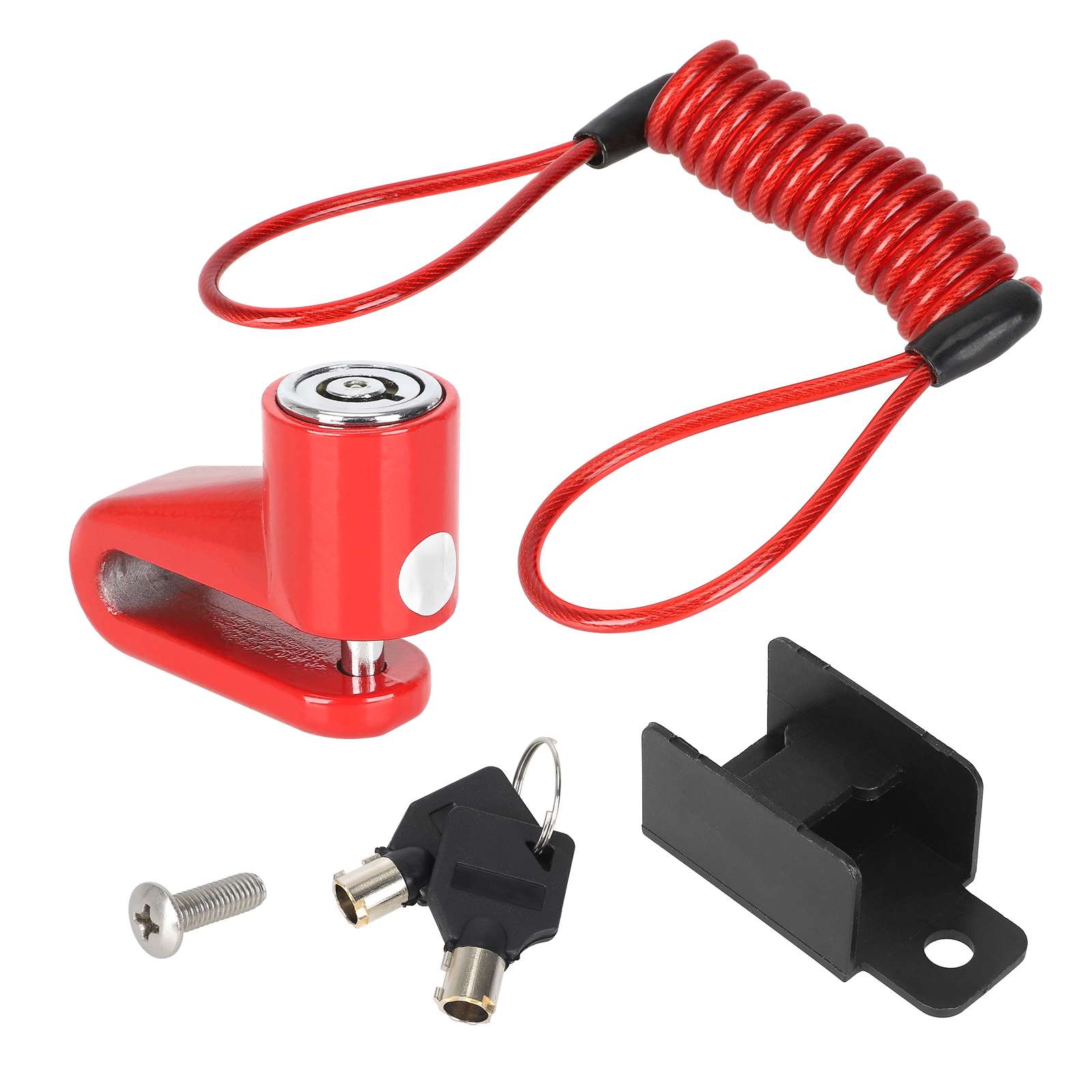 Rouge Brake Lock avec rouge câble
