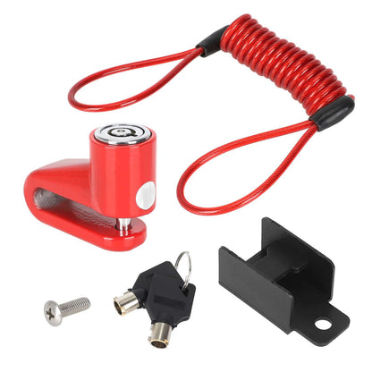 Rouge Brake Lock avec rouge câble