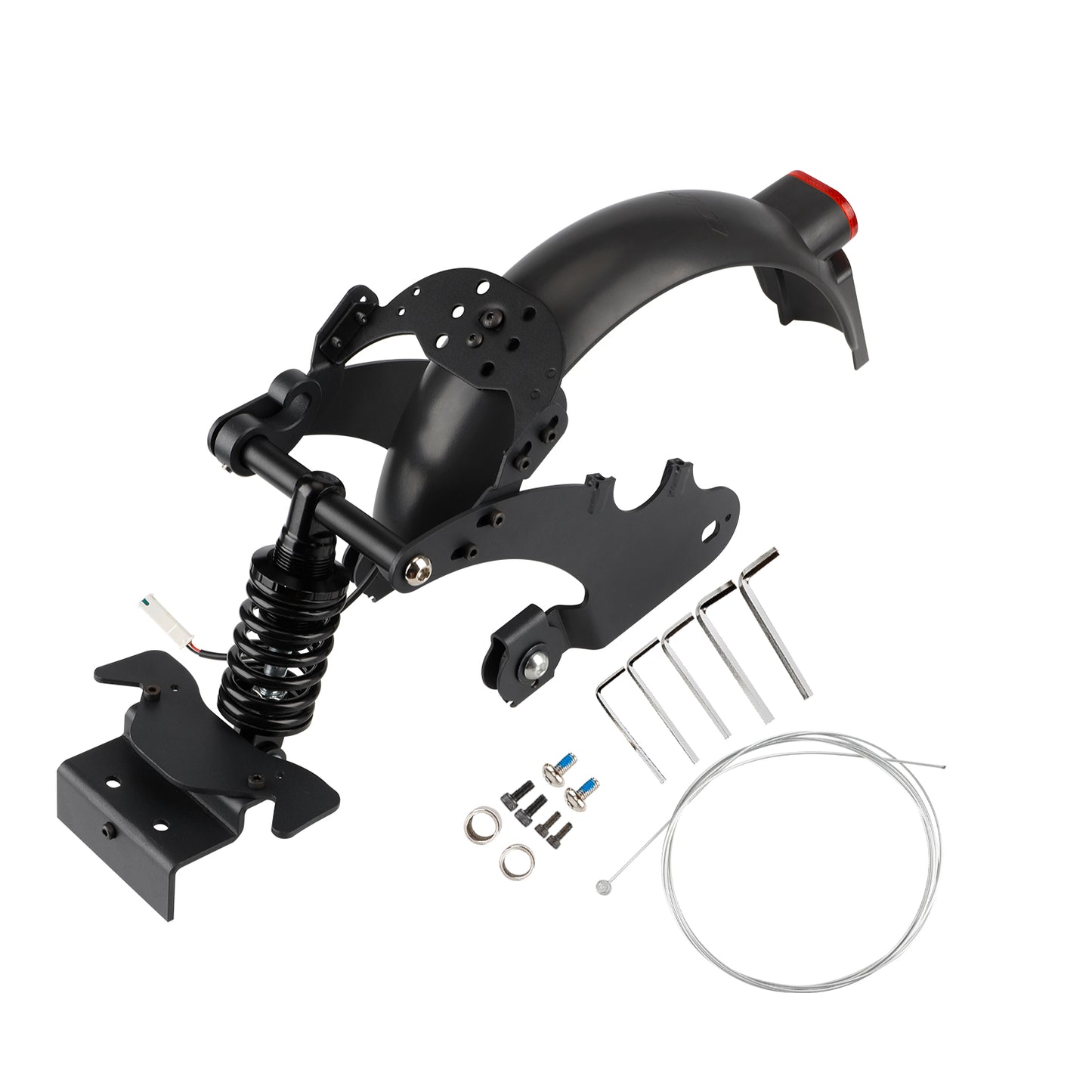 Noir suspension arrière pour F20 F25 F30 F40 trottinettes