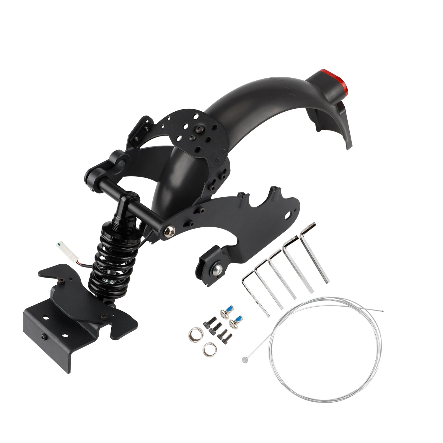 Noir suspension arrière pour F20 F25 F30 F40 trottinettes