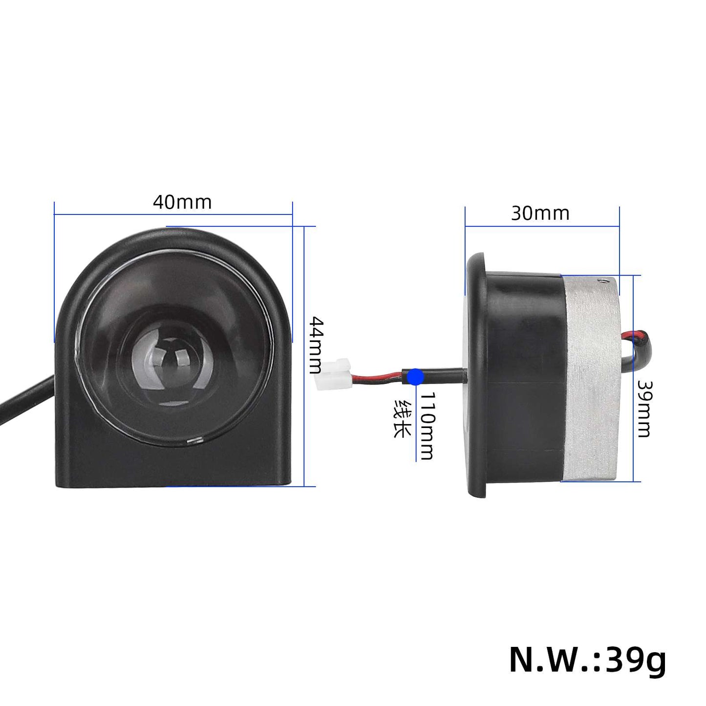 Feu avant pour xiaomi 4 Pro trottinette