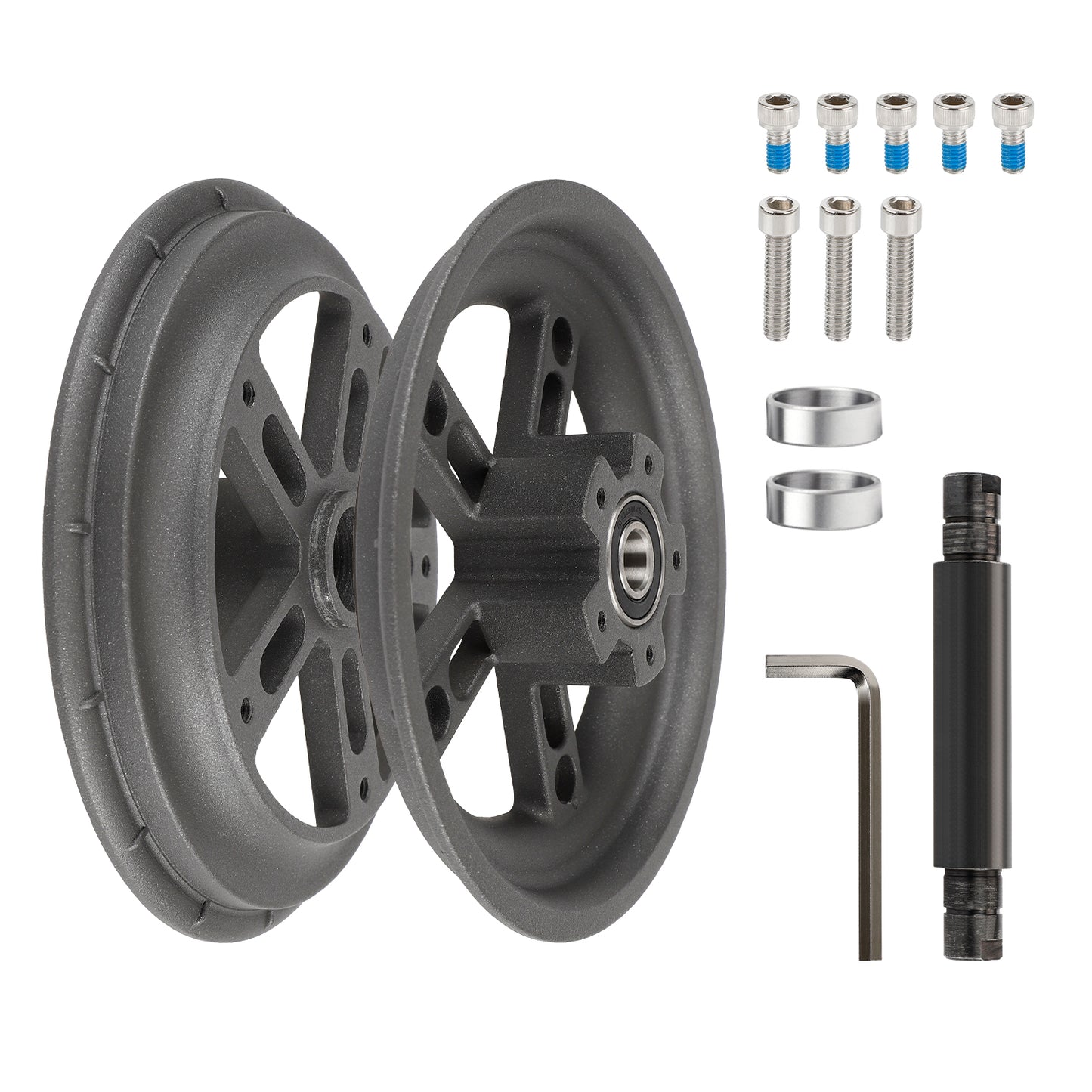 Gris Ulip Split Rear Hub pour Xiaomi Pro/Pro2 trottinettes