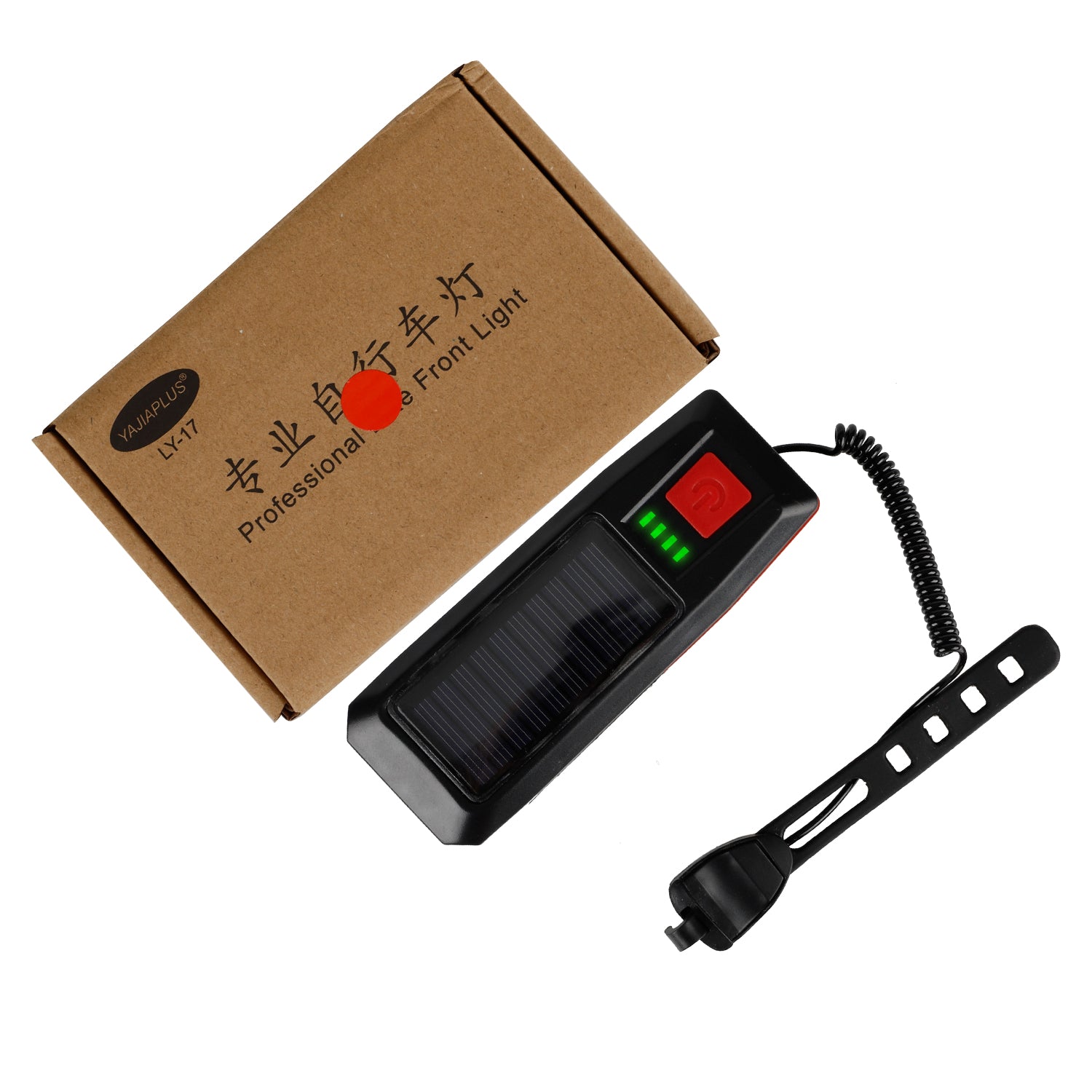 Rouge Solar+USB Double Modes Charging Efficient batterie Life