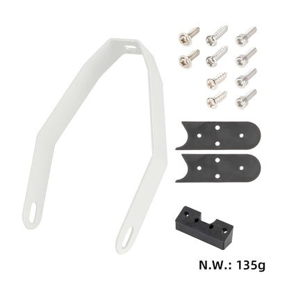 Blanc metal bracket of garde-boue arrière pour toutes les xiaomi trottinettes