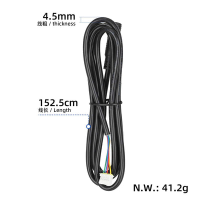 Original noir power câble pour MI Elite trottinette