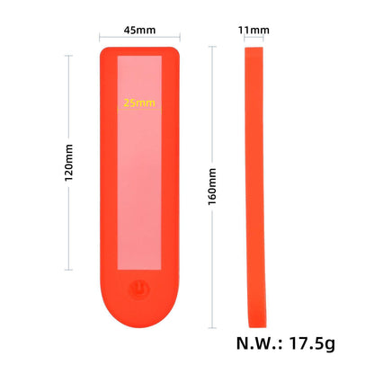Rouge waterproof silicone écran cover avec glue pour Xiaomi 4 pro trottinette