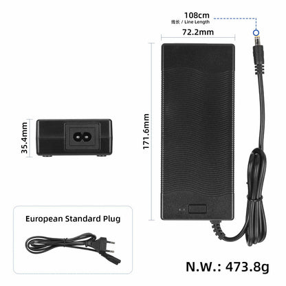 Kukirin G2 original 54.6V2A DC2.1 embout chargeur (European standard)