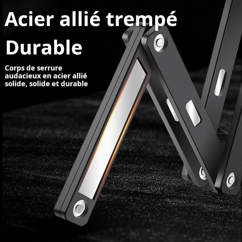 West Rider  serrure antivol pour vélo, serrure à clé, batterie électrique, serrure pliante Portable, classe C, cisaille anti-hydraulique