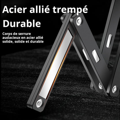 West Rider  serrure antivol pour vélo, serrure à clé, batterie électrique, serrure pliante Portable, classe C, cisaille anti-hydraulique