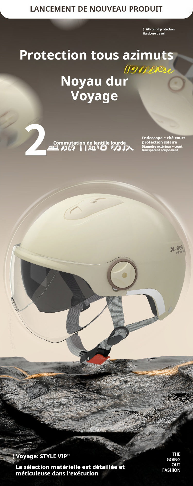 casque de vélo hommes et femmes Certification 3C quatre saisons universel été demi