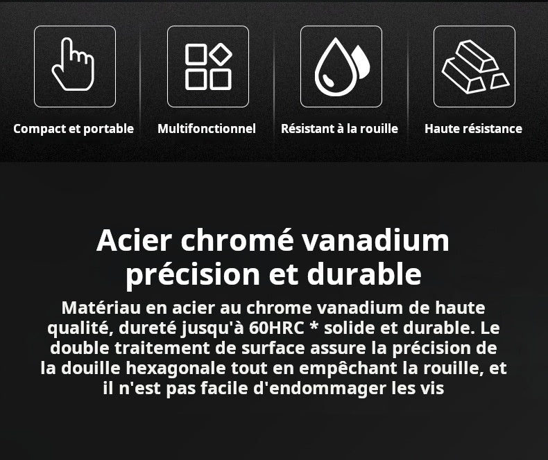 West Rider  outil de réparation de vélo, ensemble d'outils de retrait portables multifonctionnels, accessoires d'équipement de clé Allen