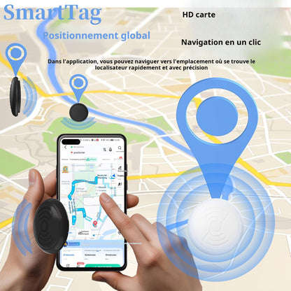 Android HarmonyOS IOS protecteur de trajectoire universel GPS localisateur d'animaux de compagnie, AirTag artefact de suivi